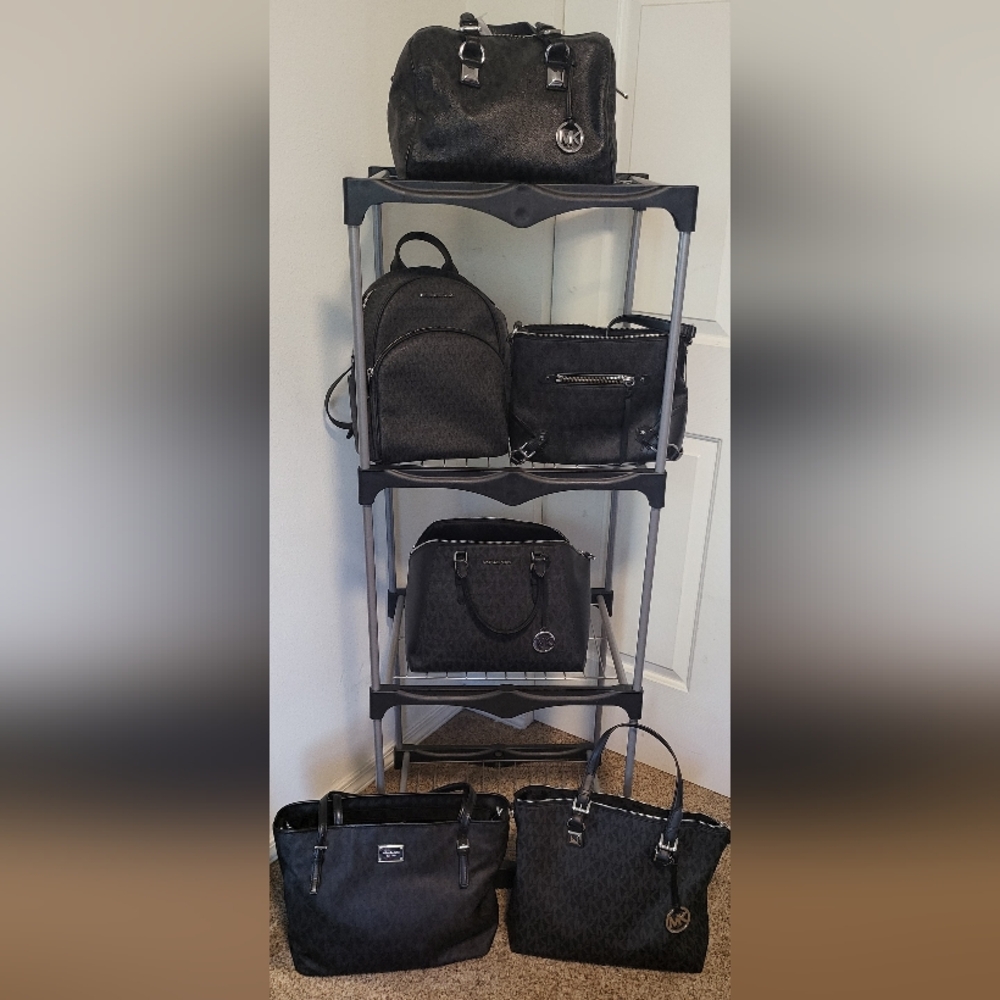 Mk design black with silver hardware
